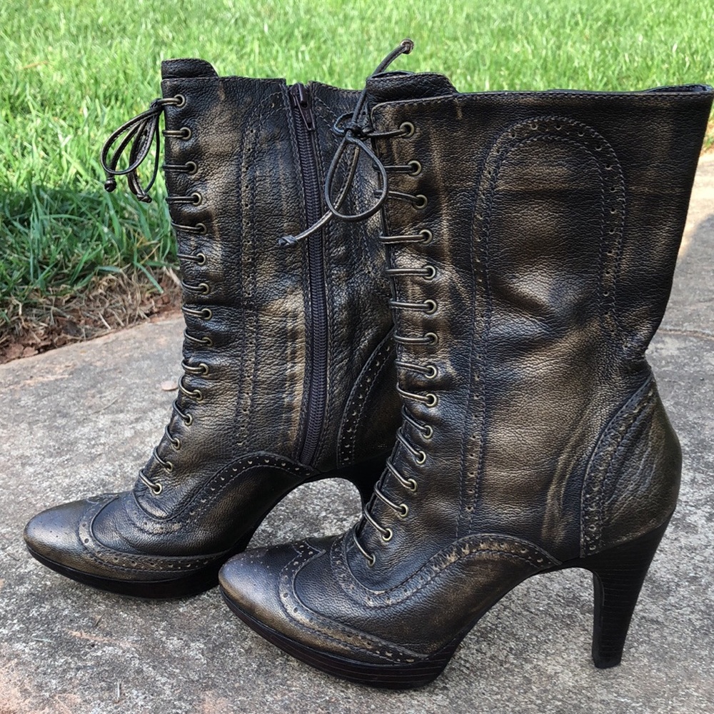 Gianni Bini Granny-style Boots 8